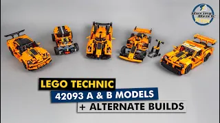 LEGO Technic 42093 A &amp; B models + alternate builds