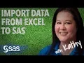 SAS Tutorial How to import data from Excel to SAS