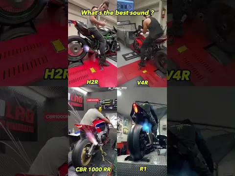 what,s the best sound exhaust kabasaki ninja h2r and dugati pengle v4r and CBR And yamaha R1 #shorts