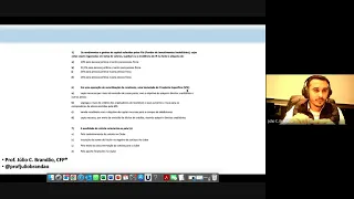 CURSO DE RESOLUÇÃO DE QUESTÕES - 25 QUESTÕES DE PROVA ANCORD - MÓDULO 9 AO 15 (INTENSIVÃO PRÉ-PROVA)