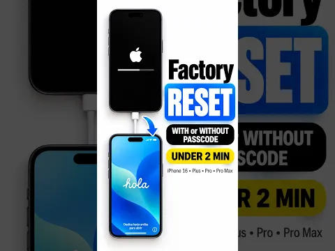 How to Reset Any iPhone 16 – With or Without Passcode