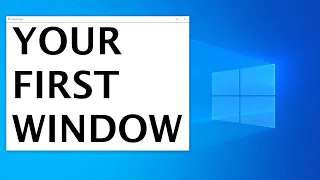 Create or Open Window Using Win32 API on Windows