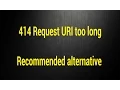 Error 414 Request URI Too Long - How to load RAW image data