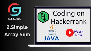 2 Simple array sum Hackerrank JAVA