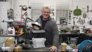 1716 A DIY Multi Fuel Home Generator 3 - Converting A Compressor To A Steam Engine