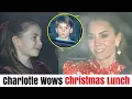 Prinses Charlotte steelt de show tijdens de kerstlunch van de koninklijke familie in 2025.