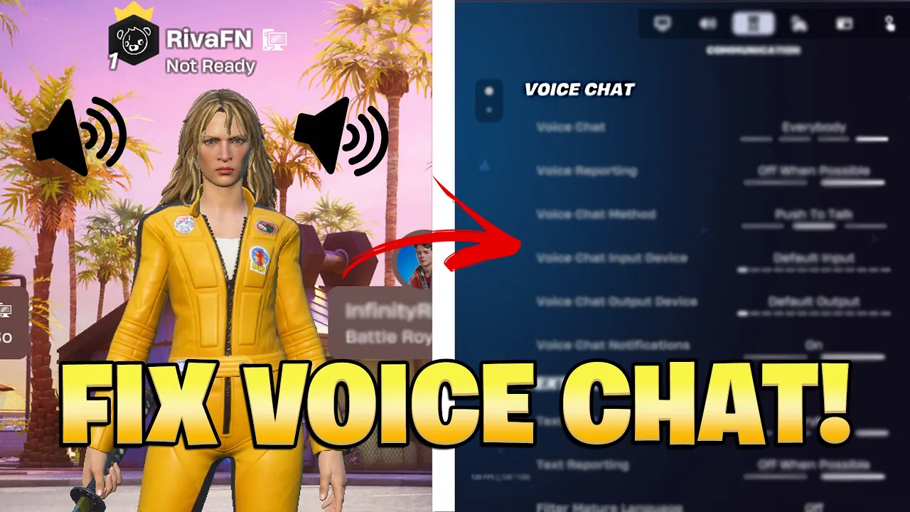 How To FIX VOICE CHAT *NOT WORKING* In FORTNITE CHAPTER 7 SEASON 1! (Easy Fix Method)