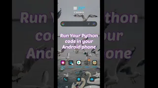 How to run Python on Mobile Python 3 on android phone using Pydroid App