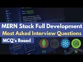 MERN Stack Developer MCQs 100 Interview Questions MongoDB Express React Node js