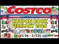 FEBRUARY 2026 Costco Coupon Book - Lysol Bounty Orgain Oikos Alanu NU
