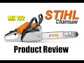 STIHL MS 162 Chainsaw Review Overview Power Performance Features Tested
