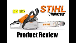 STIHL MS 162 Chainsaw Review Overview Power Performance Features Tested