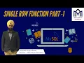 sql mysql single row function numeric function maths function part-1