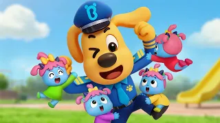 Eps.44 Pasukan Mini Antel | Kota Air🌊| Kartun | Kepala Polisi Labrador | BabyBus Bahasa Indonesia