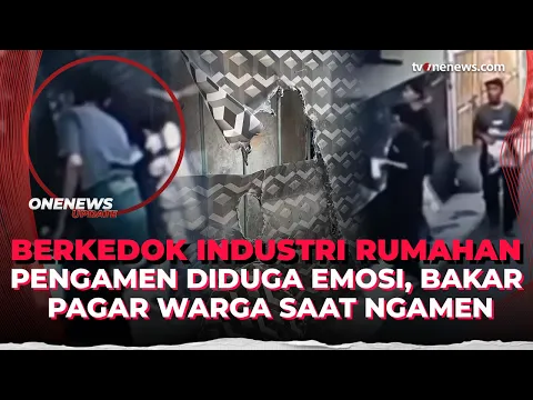 Viral! Pengamen Bakar Pagar Rumah Warga, Usai Tak Dikasih Uang Saat Ngamen