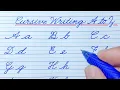 How to write English capital and small letters Cursive writing a to z Cursive abcd chhoti abcd