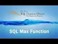 Sql Training Online - Sql Max Function 2019