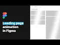 Loading page animation in Figma Shimmer progress bar