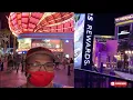 Las Vegas walking tour at night