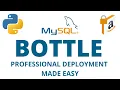 Create a Python Bottle web application with MySQL and Amazon Web Services AWS