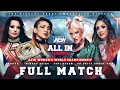 Download Lagu FULL MATCH: Saraya vs Shida vs Toni Storm vs Britt Baker - AEW Women’s Title | All In London 2023