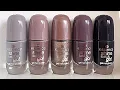 ESSENCE NAIL POLISH LIVE SWATCH ON REAL NAILS