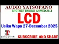 Lagu TWAIBU AHMED ALLI/   LCD  YA PA 27-December 2025