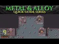 METALS ALLOY - Ic0n s Quick DWARF FORTRESS Guides Ep 9