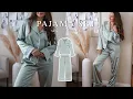 making a silky satin pajama set ZOYE pajamas sewing tutorial