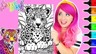 Coloring Lisa Frank Rainbow Leopard Coloring Page Ohuhu Art Markers
