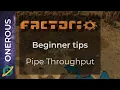 Factorio Beginner Tips Pipe throughput