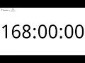168 Hour Countdown Timer