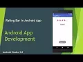 Kotlin with Android - 14 RatingBar App Android App Development Android Studio 3 0