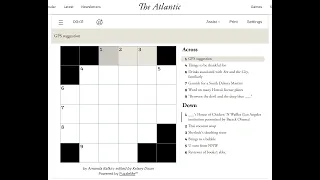 The Atlantic Crossword 2026