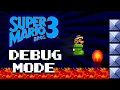 Hidden Debug Modes in Super Mario 3 NES SNES GBA