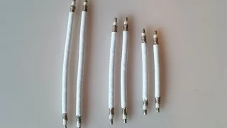 preparing semirigid teflon coaxial cables