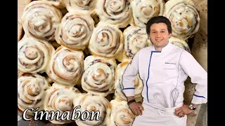 طريقه عمل سينابون Cinnabon Cinnamon وبطعم خيالي السينابون بطعم البطاطا الشيف محمد حامد 