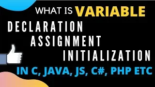 Difference Between Variable Declaration vs Assignment vs Initialization