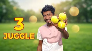 ৩ ঘণ্টায় শিখলাম তিন বল জাগলিং!