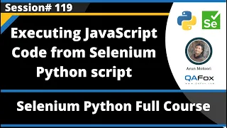 Running JavaScript code in Selenium Python Session 119