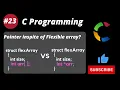 Flexible Array vs Pointer in C Common Mistakes Best Practices