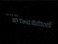 I made a 3D Text Editor from Scratch
