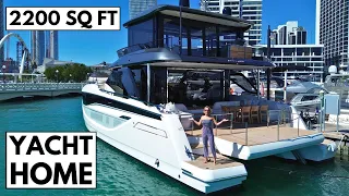 THAT OWNER’S SUITE! 😳 Prestige M7 Power Catamaran Liveaboard Tour