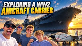 Exploring a WW2 Aircraft Carrier | USS Yorktown in Charleston, South Carolina