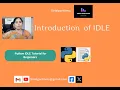3 How to use IDLE Environment for Python