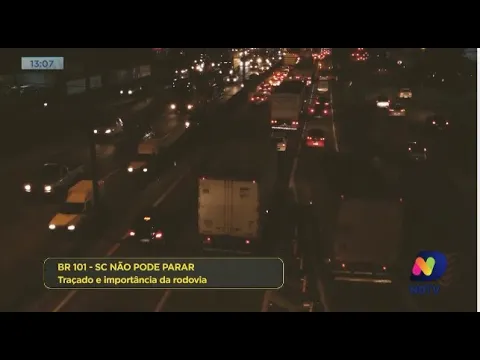 BR 101 – SC não pode parar: traçado e importância da rodovia