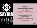 Download Lagu Saybia - The Second You Sleep | Lirik Lagu Terjemahan