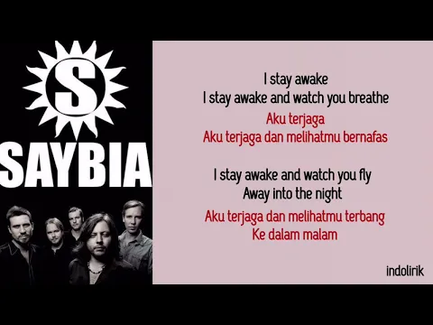 Download MP3 Saybia - The Second You Sleep | Lirik Lagu Terjemahan