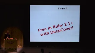 EN Deep into Ruby Code Coverage Marc-Andre Lafortune malafortune