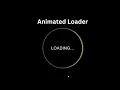 Color Changing Loader Using HTML And CSS Animated Loader Ring